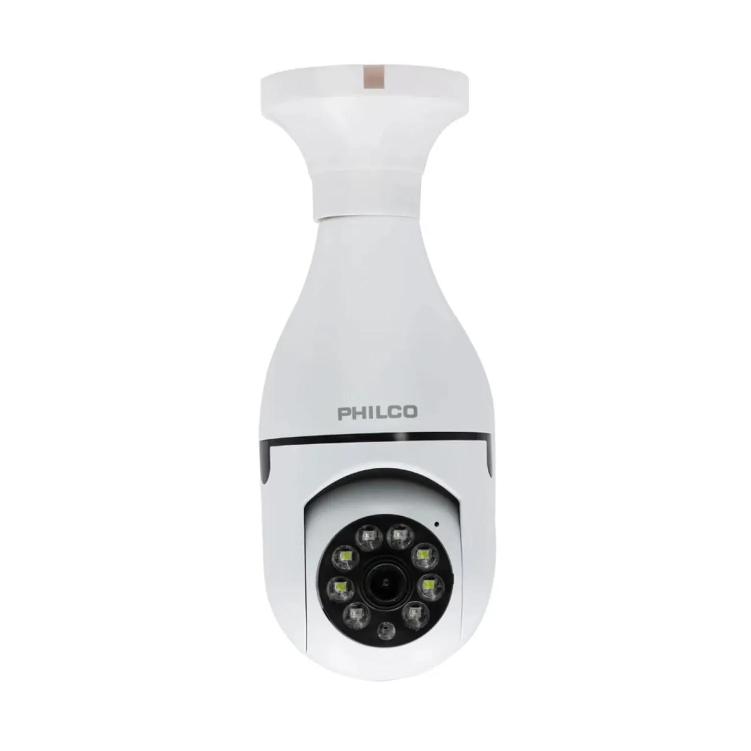 Philco - Camara De Seguridad Wifi Tipo Ampolleta Vn Hd Cw9120