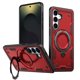thumbnail image 1 of Para Samsung Galaxy S26 5G Funda con Soporte de Anillo en O Magnético Invisible, Funda de Teléfono a Prueba de Golpes, Rojo, para Galaxy S26 (5G), 1 of 6