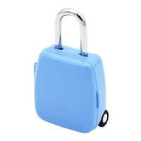 Magideal - De 3 Códigos Digitales Sin Llave, De Equipaje Con Contraseña, De Combinación Reiniciable, Para Deportivo, Maleta, Azul