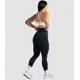 thumbnail image 4 of Leggings Gymreapers Infinity sin costuras, tiro alto, negras, 4 of 9