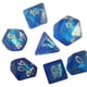 thumbnail image 3 of Juego De Dados DND Hechos A Mano, Dados De Entretenimiento Para Juegos De Mesa RPG, Azul, 3 of 5