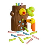 Bothyi - Juguete Para Clasificar Y Alimentar A Los Pájaros, Divertido Juguete Para Pájaros Para Niños Y Niñas, Actividad Marrón