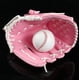 thumbnail image 4 of Guante de béisbol para deportes al aire libre, equipo de práctica de sóftbol, guantes de lanzador de campo, guante de sóftbol de PU rosa, 1 pieza, 4 of 5
