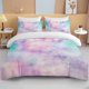 thumbnail image 1 of Purple Unicorn Full Bedding Set for Kids Boys Girls Glitter Galaxy Unicorn Duvet Cover 3 Piece Space Unicorn Comforter Cover, 1 of 5