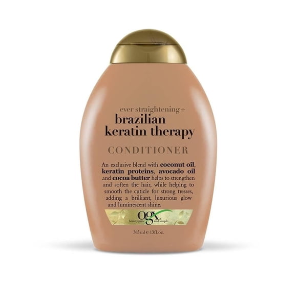 Acondicionador OGX Brazilian Keratine, 385 ml