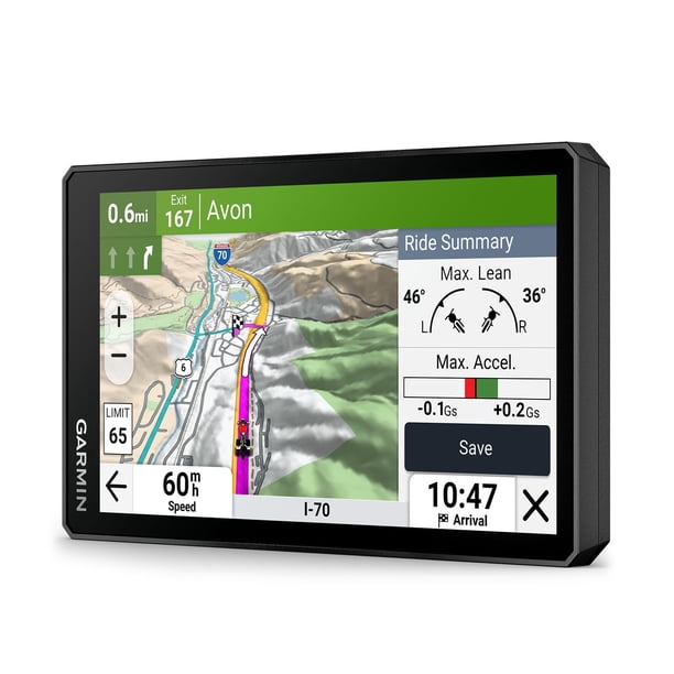 GPS para motocicleta Garmin zūmo® XT3 de 6 pulgadas, robusto con ángulos de inclinación