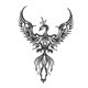 thumbnail image 2 of Arte Animal Elegante De La Decoración De La Pared De La Ejecución De Phoenix Del Metal Para El Hogar Del Dormitorio Interior, 2 of 3