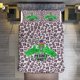 thumbnail image 2 of Pink Leopard Print Gorilla Tag Comforter Set Soft 3 Pcs Twin Bedding Sets Thicken for All Season, 2 of 5