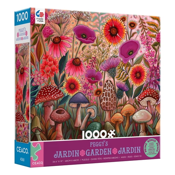Rompecabezas Ceaco Peggy's Garden Morel Story de 1000 piezas