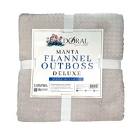 Manta Flannel Outboss Deluxe Taupe – Doral 127×152 Cm.