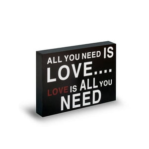 Vgo - Adorno Ladrillo 18X25 Madera Color Con Leyenda Mod3