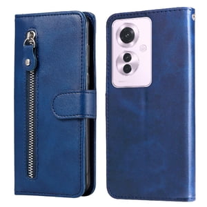 Gangxun - Funda Con Cremallera Para Oppo Reno 11F, Carcasa Cartera De Cuero Pu Con Soporte Y Tarjetero
