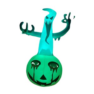 Bothyi - Calabaza Inflable De Halloween, Luces Led, Patio, Patio, Fiesta Al Aire Libre, Césped
