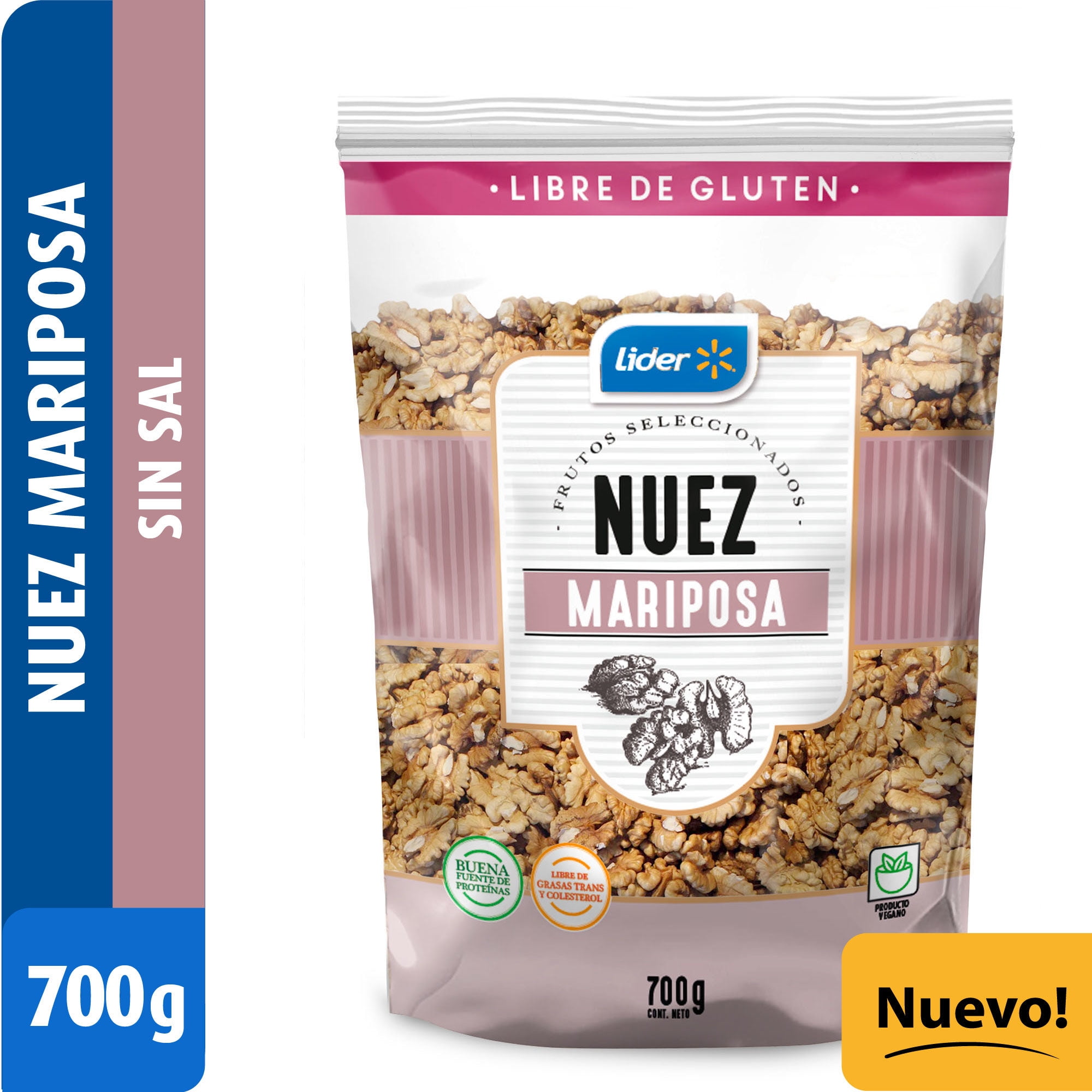 Nuez Mariposa Sin Sal 700 g