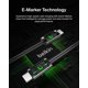 thumbnail image 5 of Cable USB C a USB C, paquete de 2 unidades de Belkin, 2 m, 240 W, para iPhone 16, 5 of 9