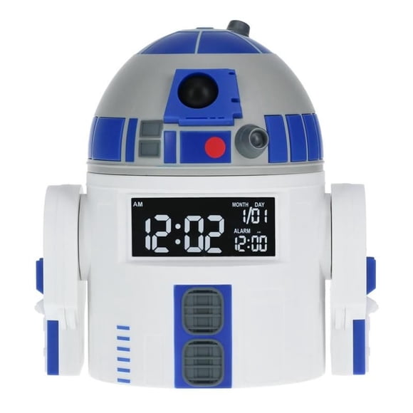 Despertador Paladone R2D2 Star Wars con sonidos R2-D2 de 13 cm
