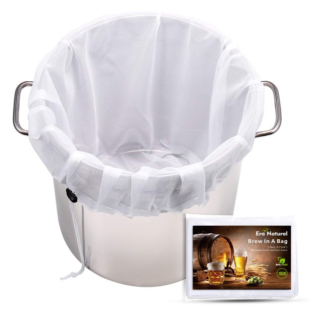 Brew Bags Era Natural, reutilizables, paquete de 3 unidades, extra grandes, 66 x 56 cm