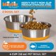 thumbnail image 3 of Juego de 2 tazones para perro Master Pet Supply 950 ml Mango Tango, 3 of 9