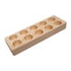 thumbnail image 3 of Estado De Madera Stand Rack Desk Botellas Organizador De Almacenamiento Para Festivales 24cmx8.5cmx3cm Oscuro, 3 of 5
