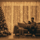 thumbnail image 2 of Luces Navidad Cascada Cálida 3mx3m Diseño Esferas, 2 of 5