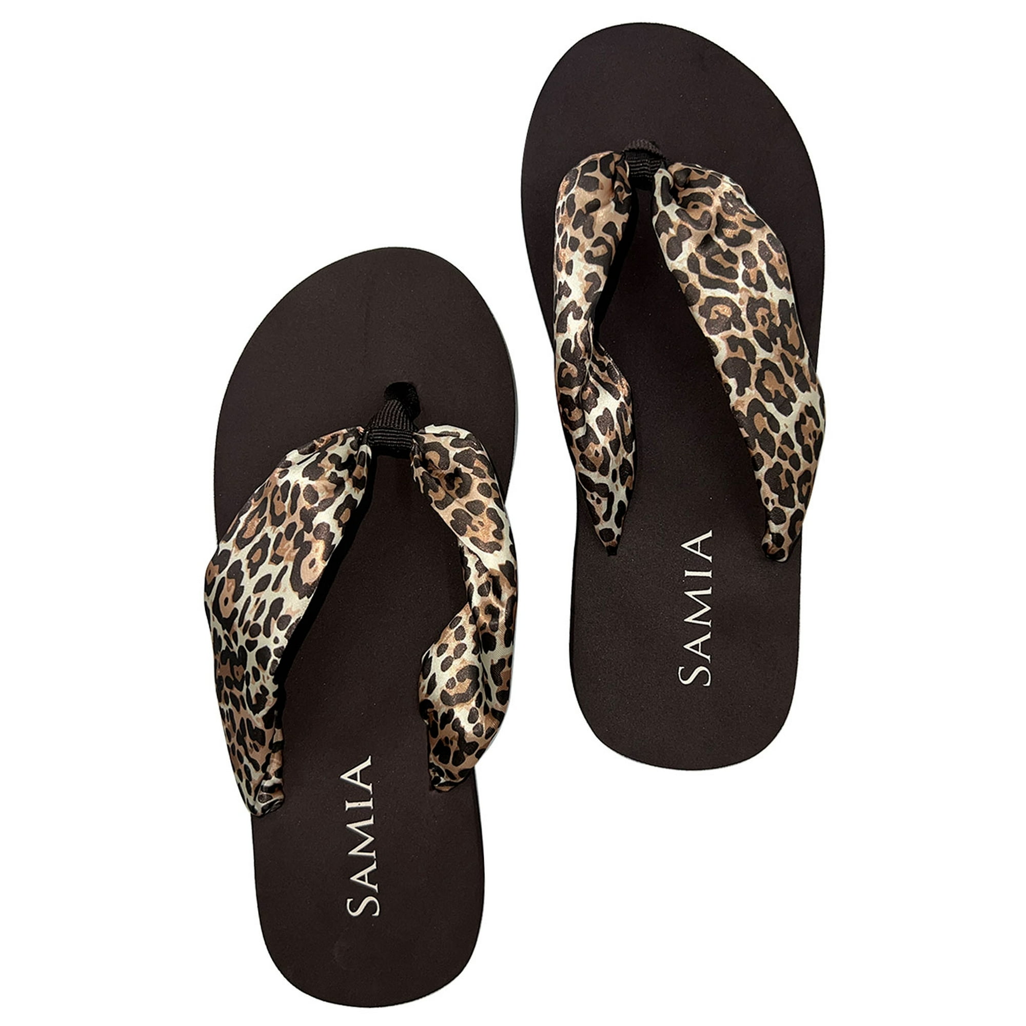 Samia - Sandalias Mujer Estampado Leopardo 39