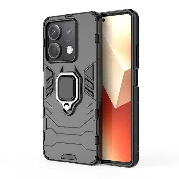 FOXDOCK Funda Antigolpes para Xiaomi Redmi Note 13 5G – Protección Total con Soporte y Diseño Robusto