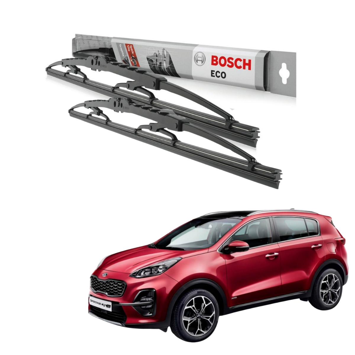 Plumillas Bosch Eco Para Kia Sportage 2016-2021