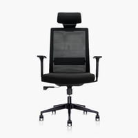 Modernismo - Silla Ejecutiva Premium De Oficina Benessere Color Negro