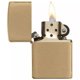 thumbnail image 3 of Encendedor Zippo Classic Brushed Brass Dorado ZP204B, 3 of 4