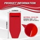 thumbnail image 2 of Embudo flexible de silicona CENFORGE 37 x 17 cm, rojo, 2 of 6
