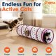 thumbnail image 2 of Túnel para Gato ASPCA Interactivo y Plegable con Juguete de Sonajero, 2 of 7