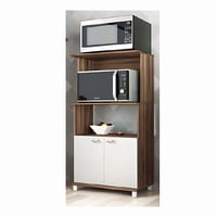 Tododescuento - Mueble Multiuso De Cocina Dallas- Café