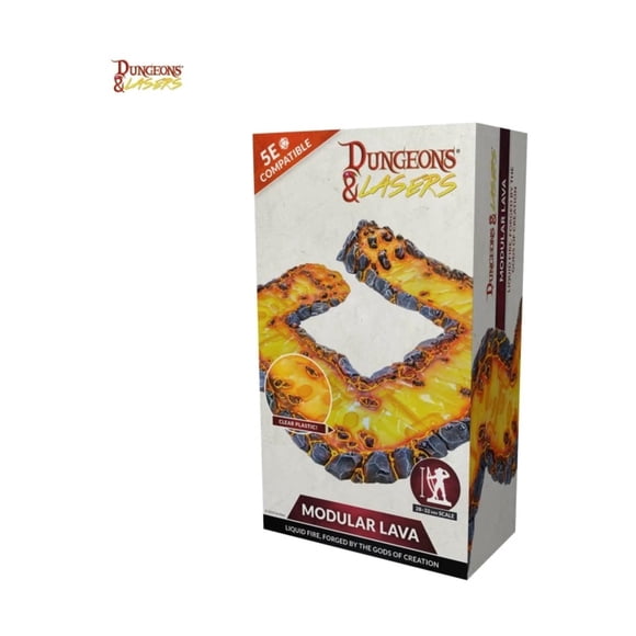 Terreno RPG Archon Studio Lava Modular 8 Piezas
