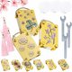 thumbnail image 1 of Mini prensa flores llavero kit completo oro metal miniatura conservación senderismo manualidades, 1 of 4
