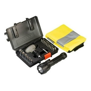 Set Atornillar 30 Pzs Con Linterna Led Black+Decker A7224-Xj Gris