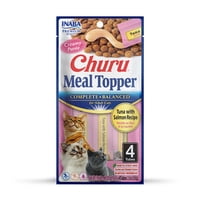 Inaba - Snack Para Gatos Churu Meal Topper 14G X 4 Tubos (56G) Rosa