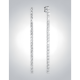 thumbnail image 2 of Aros Plata 925 Cadena Circones Tenis Brillo Fiesta Elegante, 2 of 3