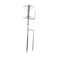 Magideal - Guía De Manguera Para Jardín Soporte Metálico Para Manguera Con Estaca Robusta Evita Torsiones Instalación Sencilla Adecuada Para Trabajos De Riego Ja