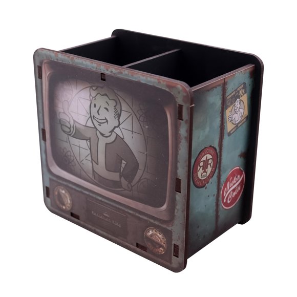 Organizador de escritorio Fanattik 10x11x6 cm Fallout Vault‑Tec MDF