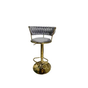 Moad - Taburete Queen Bar Gris