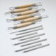 thumbnail image 2 of Kit de herramientas para modelado de arcilla Augernis de 14 piezas en aluminio y madera, 2 of 8