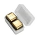thumbnail image 1 of Cubitos De Hielo Reutilizables Con Caja De Almacenamiento Fácil De Usar Piedra De Whisky De Enfriamiento Rápido 2 Piezas De Oro, 1 of 3