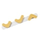 thumbnail image 5 of Perchas De Pared Vintage Adhesivo Decorativo Montado En La Pared Para Mudroom Coat Purse White, 5 of 5