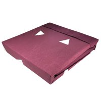 Doral - Sábanas Aterciopelada Composé 1.5 Plazas Triángulos Guinda