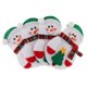 thumbnail image 4 of 4 piezas de navidad vajilla cubiertos bolsa de cubiertos titular de mesa decoración mu?eco de nieve 1, 4 of 5