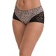 thumbnail image 4 of INSPIRE CHIC Bragas para Mujer Regreso a Clases Encaje Levantamiento de Glúteos Control de Abdomen Tiro Medio Transpirables Cobertura Completa Boyshorts L Marrón Claro, 4 of 5