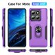 thumbnail image 2 of Para Motorola Moto Edge 2025 Funda con Soporte de Anillo Metálico de Rotación de 360° [Soporte Magnético para Auto] a Prueba de Golpes Resistente Protección de Cuerpo Completo de Alta Resistencia, 2 of 10