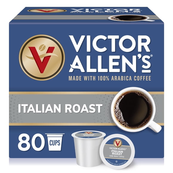 Cápsulas de café Victor Allen's Italian Roast Dark Roast de 80 unidades