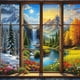 thumbnail image 2 of Puzzle PICKFORU A Year in a View 1000 Piezas Naturaleza, 2 of 3