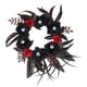 thumbnail image 5 of Adorno De Corona Colgante De Rosa Negra Con Globo Ocular Artificial De Halloween Para Entrada, 5 of 5